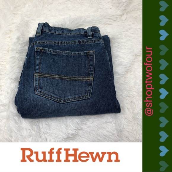 ruff hewn jeans for men